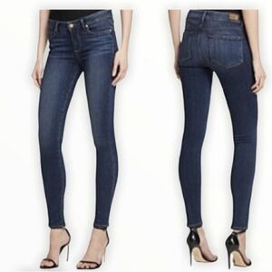 Paige Peg Skinny Dark‎ Wash Low Rise Size 26